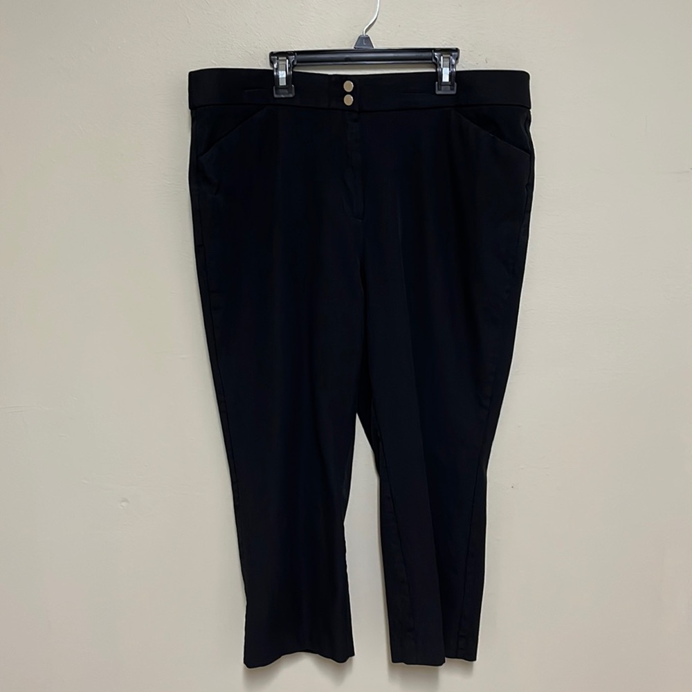 Chico’s Cropped Black Pants